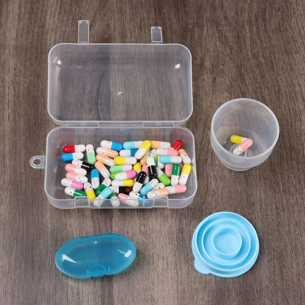 Plastic Square Fishing Tools Accessories Packing Boxes Small Items Case Transparent Storage Box Jewelry Beads Container