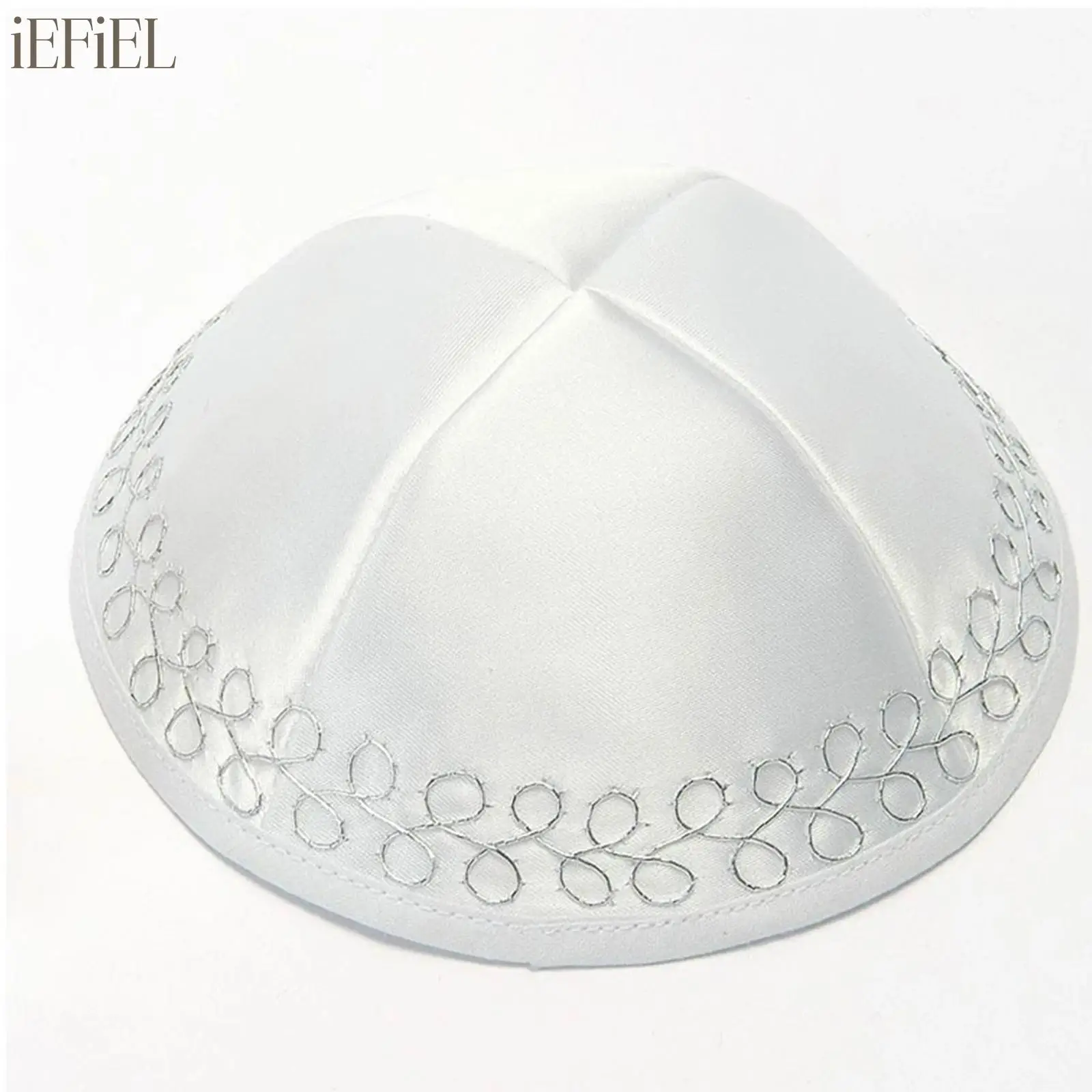 Yarmulke Jewish Kippot Hat Kippah Cap with David Star Embroidered Knitted Judaica Yamaka Hat Adult Men Mitzvahs Wedding Costume