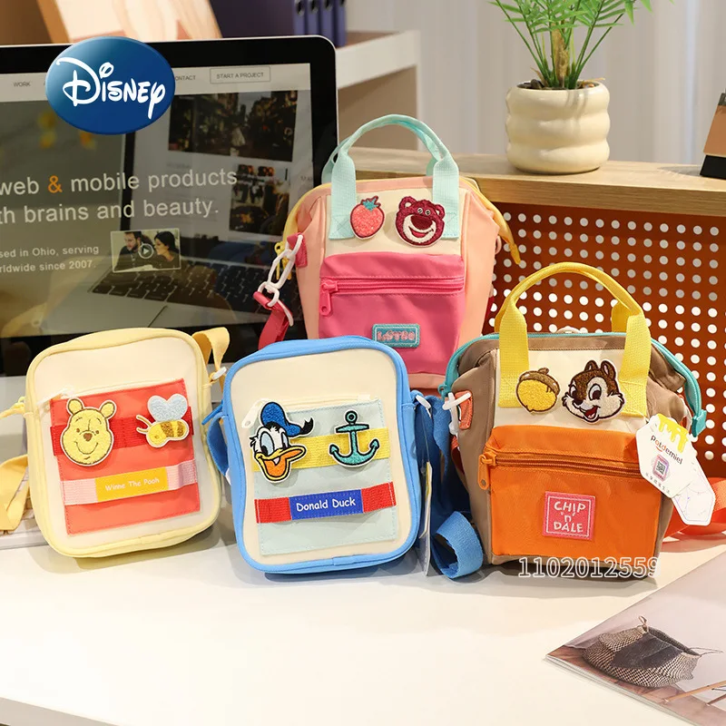 

Новая мини-женская сумка через плечо Disney, роскошная брендовая модная мини-женская сумка с героями мультфильмов, многофункциональная сумка через плечо