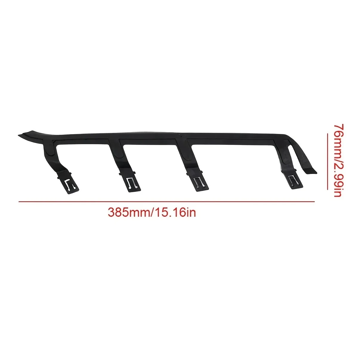 Headlight Upper Seal Strip Gasket Left Right Pair For BMW X3 E83 2004‑2010 Headlamp Rubber Sealing Trim 63126929573 63126929574 - view 3