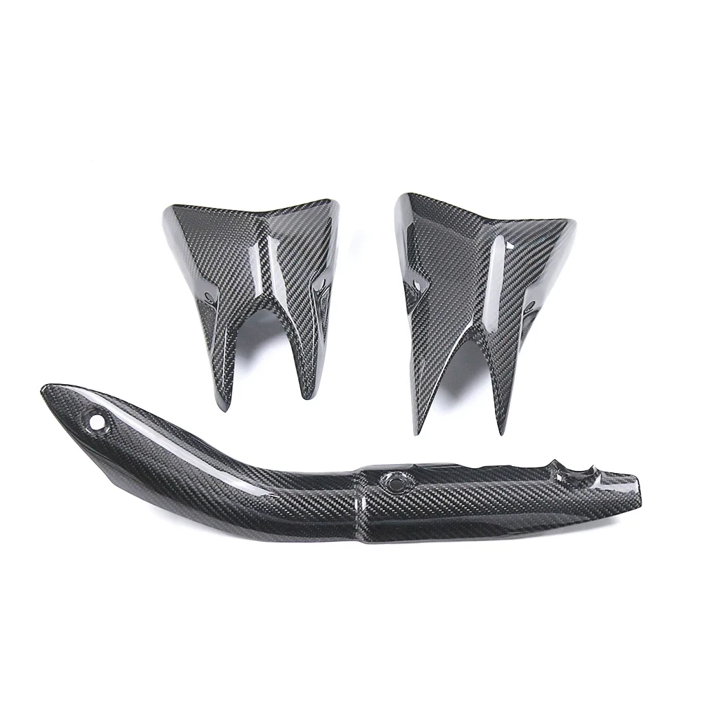 For Kawasaki Z1000 2014 2015 2016 2017 2018 2019 2020 2021 2022 100% Carbon Fiber Exhaust Cover Fairing Motorcycle Accessories