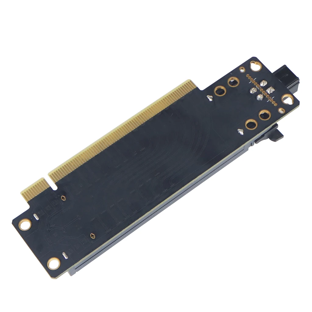 Imagem -05 - Placa de Expansão Pci-e 4.0x16 a Placa Dividida Gen4 Bifurcação Pce X16 a X8x8 com Slots Espaçados de 20 mm Porta de Fonte de Alimentação Cpu4p