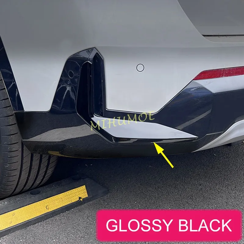 

For BMW X1 iX1 U11 xDrive 18i 20i 28i 2023 2024 2025 Glossy Black Rear Bumper Stylish Trims Protector Accessories