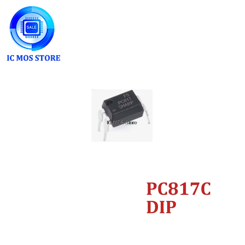 

10PCS PC817C DIP-8 PS817C 817C PC817 DIP NEW Optocoupler