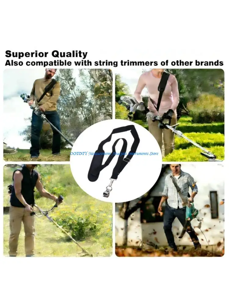 367D Comfortable Padded Trimmer Shoulder Supporting Belt Strap For Trimmers And Leaves Blowers With Flexible Nylon Materials