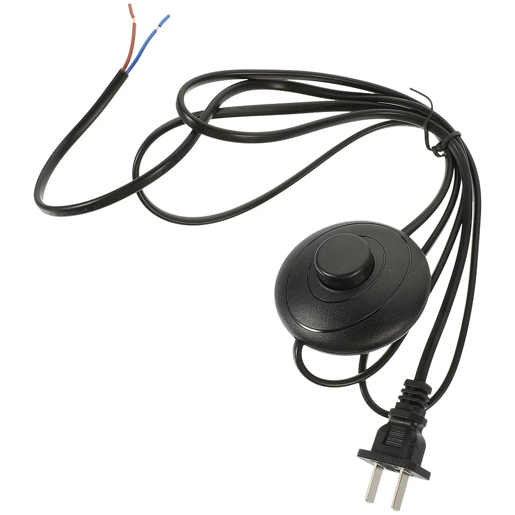 Extension Cord Foot Switch with Button Switched Light for Christmas Tree Black Push Indoor