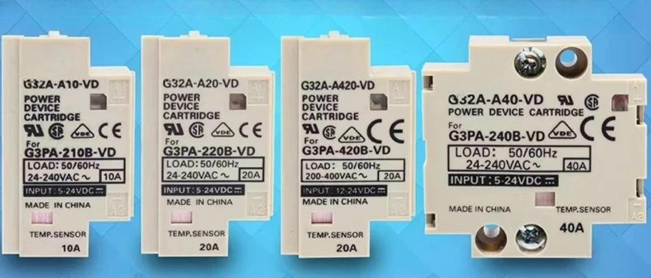 G3PA-210B-VD-X G3PA-220B-VD-X G3PA-240B-VD G32A-A20-VD-X G32A-A40-VD 100% جديدة ومبتكرة