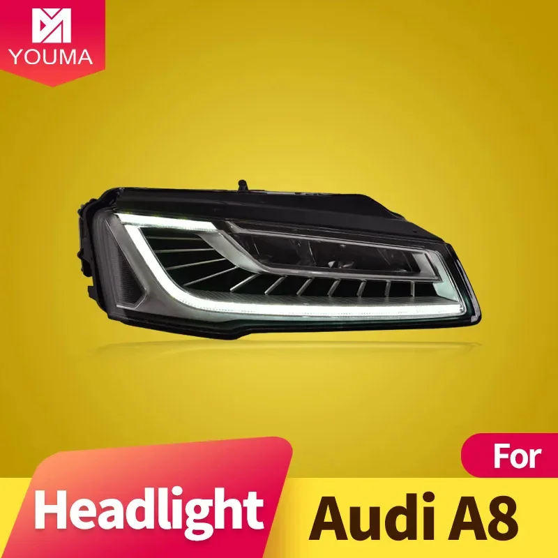 

Car Styling Head Lamp for Audi A8 2011-2017 Headlights LED Headlight Projector Lens DRL Auto Accessories