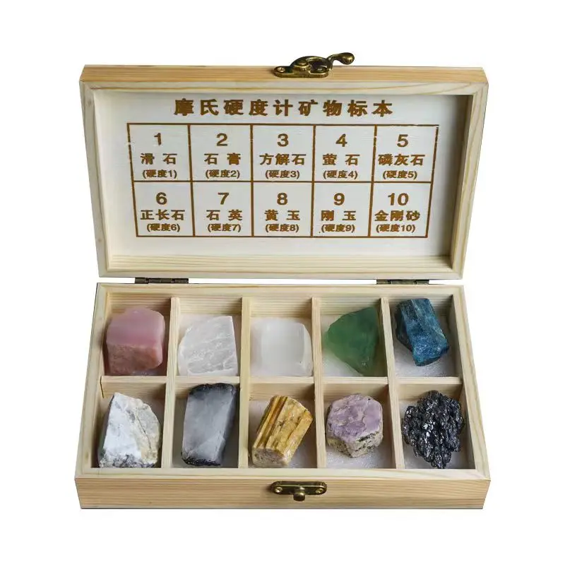 

Mohs hardness tester Mineral samples Chemistry teaching Geographical geological free shipping