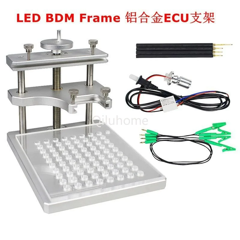 High Quality Aluminum Alloy ECU Test Rack PCB Test Bracket BDM Frame Led Fg-tech KESS