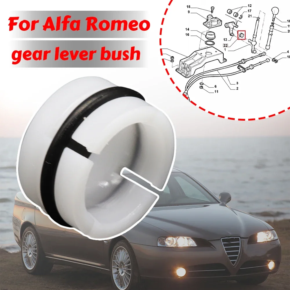 

Gear Lever Bush Replace MT Selector Shifter Linkage Pivot Grommet Shifting Issue Fix For Alfa Romeo 166 156 147 146 145 1996