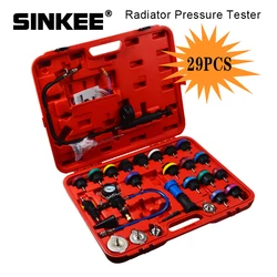 29Pcs Universal Radiator Pressure Tester Vacuum Type Cooling System Test Detector Set Tester Refroidissement