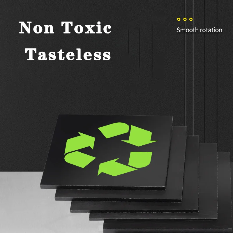 1/2/5pcs Thickness 2/3/4/5/6/8/10/12/15/20/25/30mm Black Polypropylene Square Board PP Plastic Sheets Plate  50x50mm 250x250mm