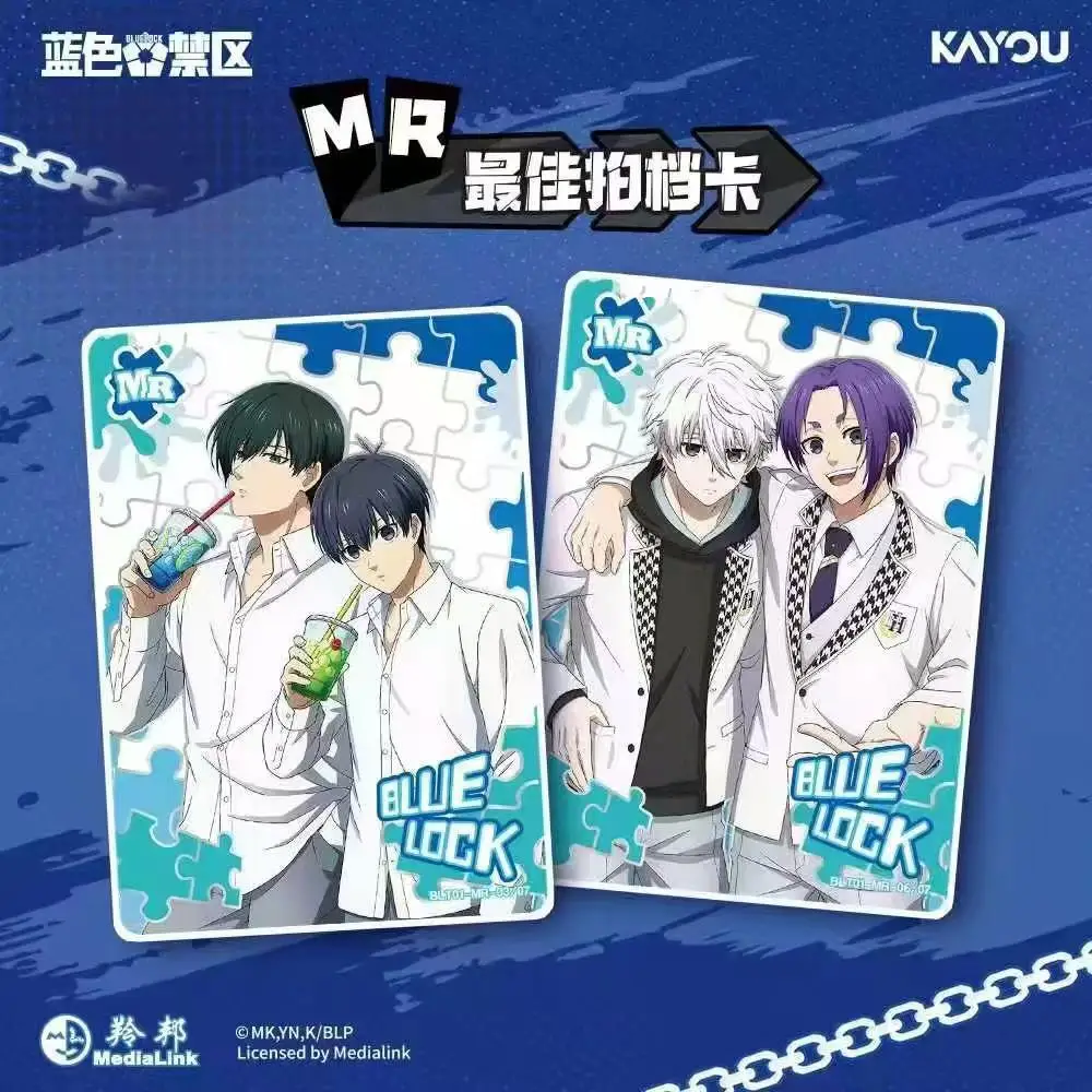 KAYOU Blue Lock Collection Cards Star Original Beyond Pack Tier4 Wave1 - Holo Rare SP/BP Anime Playing Cards Christmas Gift Kids