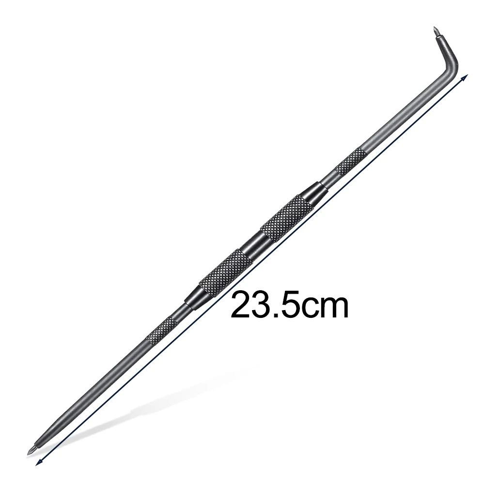 For Double Pointed Scriber with Carbide Tips for Precision Marking on Steel Brass Plastic Glass Hardened Metal Surfaces