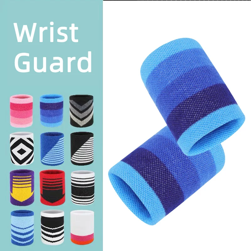1Pc Pols Guard Polyester Katoen Unisex Sport Zweet Band Pols Protector Gym Running Veiligheid Polssteun Brace Wrap Bandage
