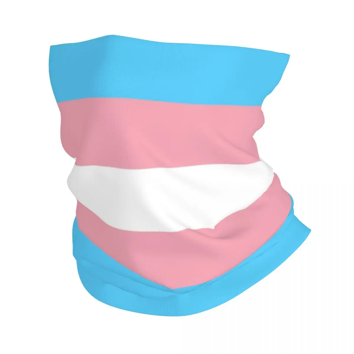 Transgender Vlag Lgbt Pride Bandana Nekhoes Gedrukt Boho Rainbow Yaoi Masker Sjaal Warme Hoofdband Hardlopen Unisex Volwassen Winddicht