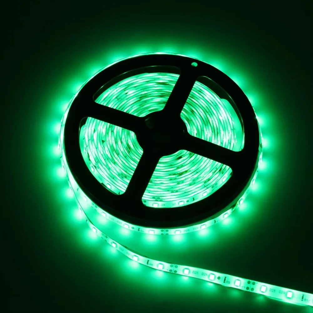 

New 5meter/pack LED Strip Light Garland Gaskets 5m SMD 2835 Flexible DC 12V Diode Tape Wire Christmas Lamp 300LEDs