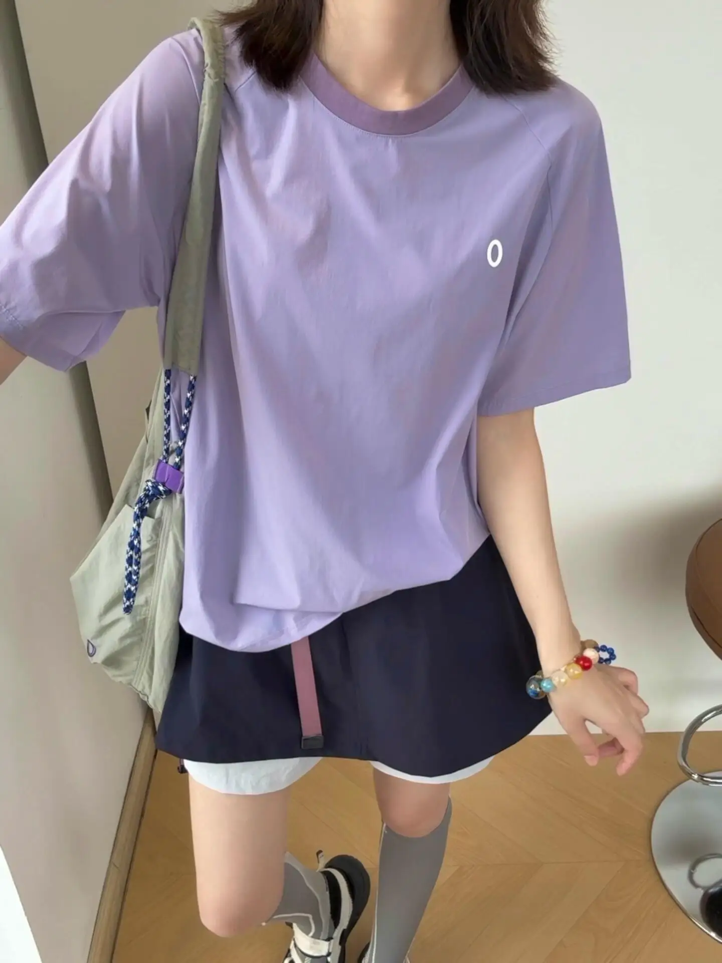 

Purple Ice Skin Cool Sensation ort Sve Women's Summer Outdoor UPF50 Sun Protection Cycling Clothes T-irt Running Sport...