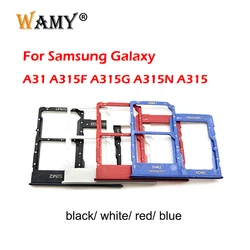 New Micro Nano SIM Card Holder Tray chip Slot Adapter Dual Card Socket For Samsung Galaxy A31 A315F A315G A315N A315