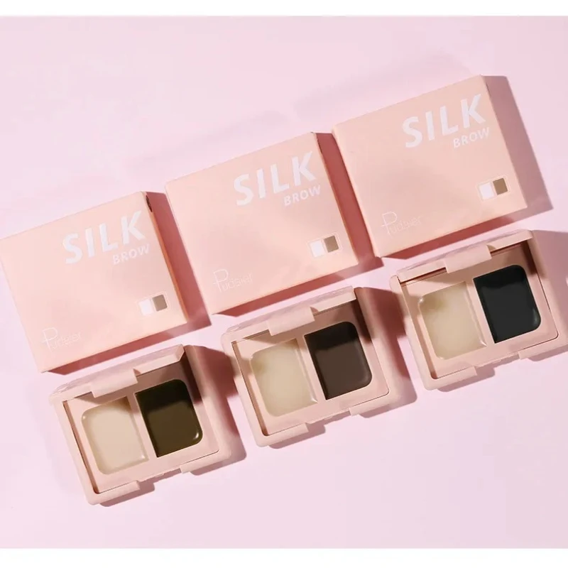 Tweekleurige Wenkbrauw Verven Styling Gel Wenkbrauw Crème Styling Wenkbrauw Gel Zeep Wax Transparante Wenkbrauw Crème Blijvende Tint Enhancer