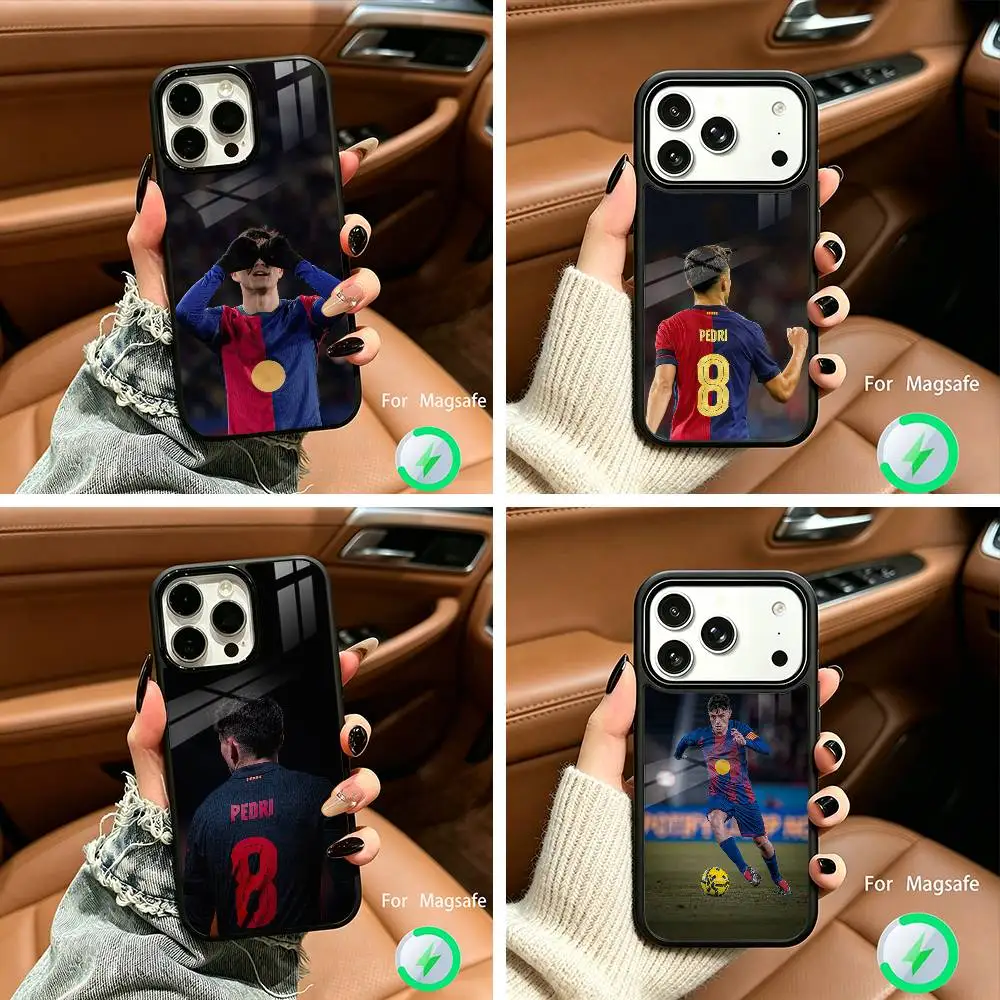 

NO 8 P-Pedri Football For IPhone17 16 15 14 13 12 11 Plus Pro Max Plus Wireless Charger Phone Case