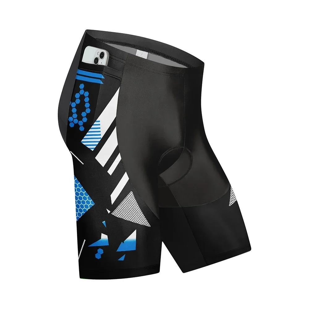 

New Unisex Tight Fit Slim Summer Quick Drying Cycling Shorts With Pockets