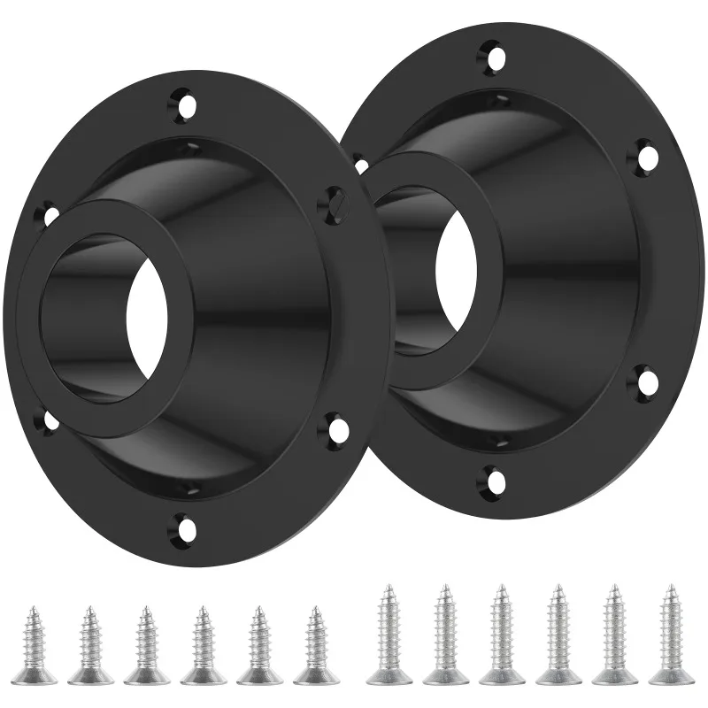 2Pcs RV  Base Aluminium Alloy Anti-rust Yacht Pedestal Table Base Flange StandarFloor Mounting Bracket Bases