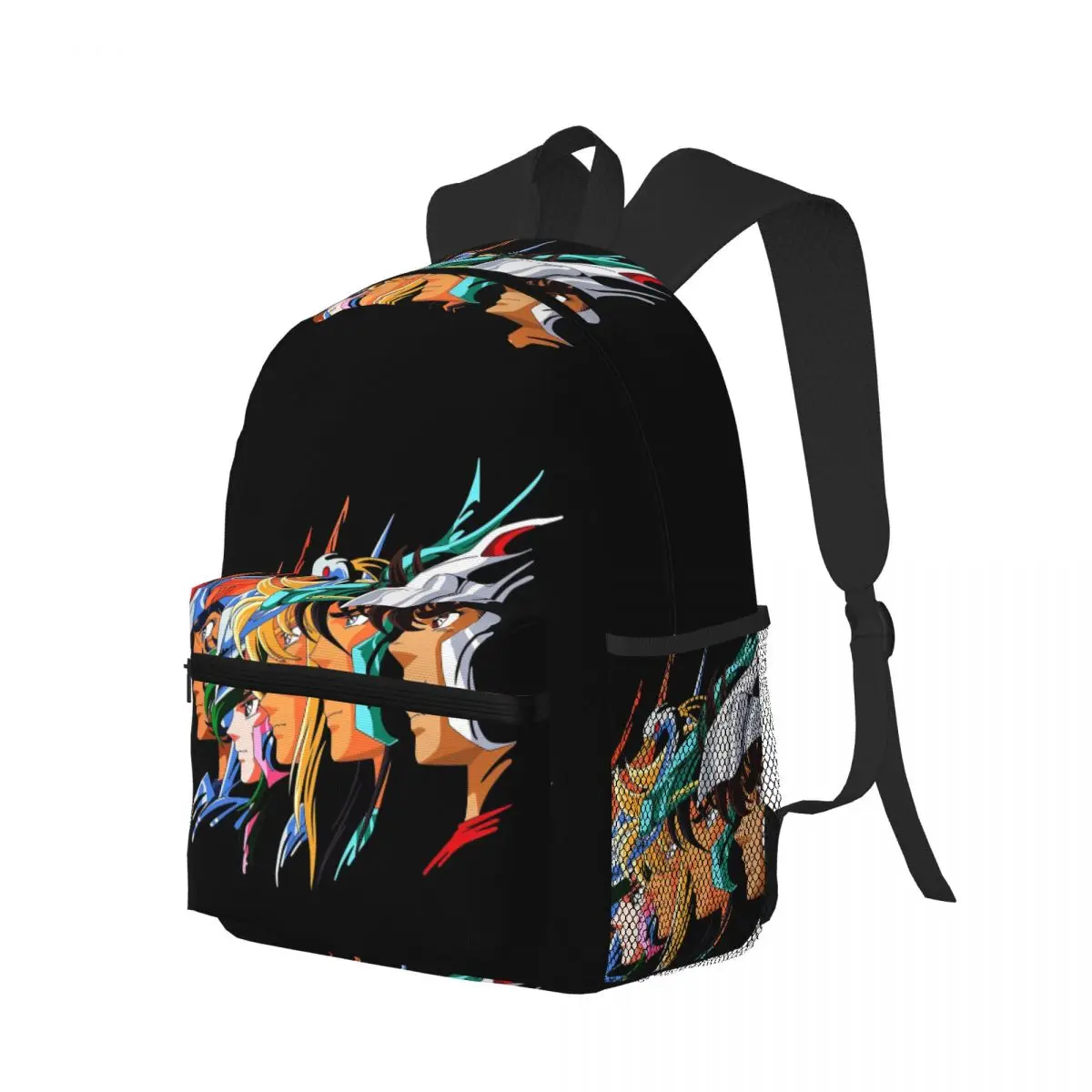 Knights Of The Zodiac Caballeros Del Zodiaco Bronze Saints – Rucksack für Schüler, Schultasche, Wanderrucksack, Tagesrucksack für Herren und Damen.