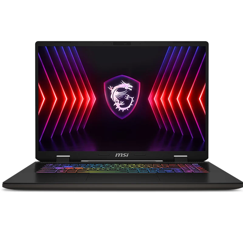 2024 MSI Sword 17 HX كمبيوتر محمول 17 بوصة 2.5K QHD 240 هرتز IPS شاشة Netbook i7-14700HX 16GB 1 تيرا بايت SSD RTX4060 كمبيوتر محمول للألعاب