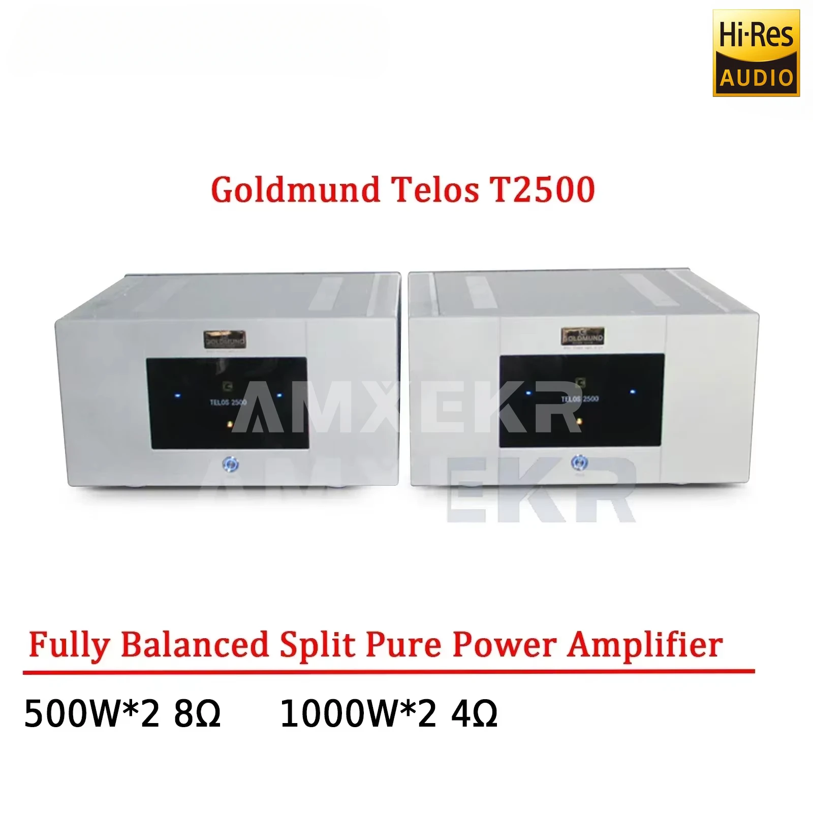 Goldmund Telos T2500 1000W*2 Fully Balanced Split Pure Power Amplifier Fever Hifi High-fidelity Flagship Amplifier