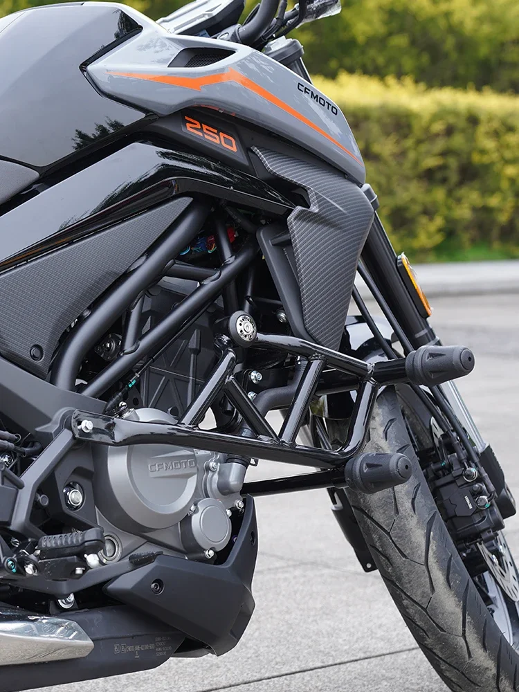 Adecuado para parachoques Spring Breeze NK250, barra frontal CF250NK, modificación de motocicleta, barra anticaída acrobática, barra competitiva