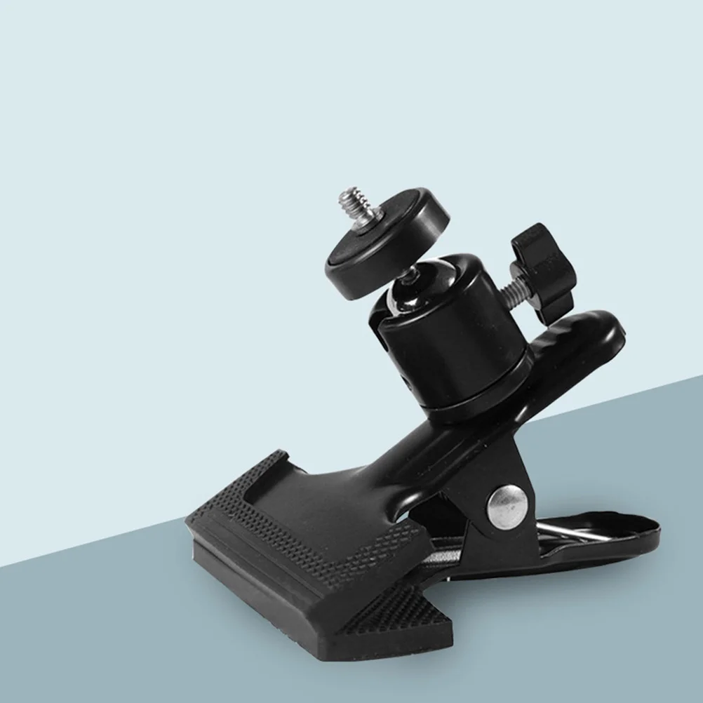 

1pc Action Camera Clamp Lightweight Mount For Handlebar Seatpost Ski Pole 1/4 Screw Interface Photography Accessory Outdoor