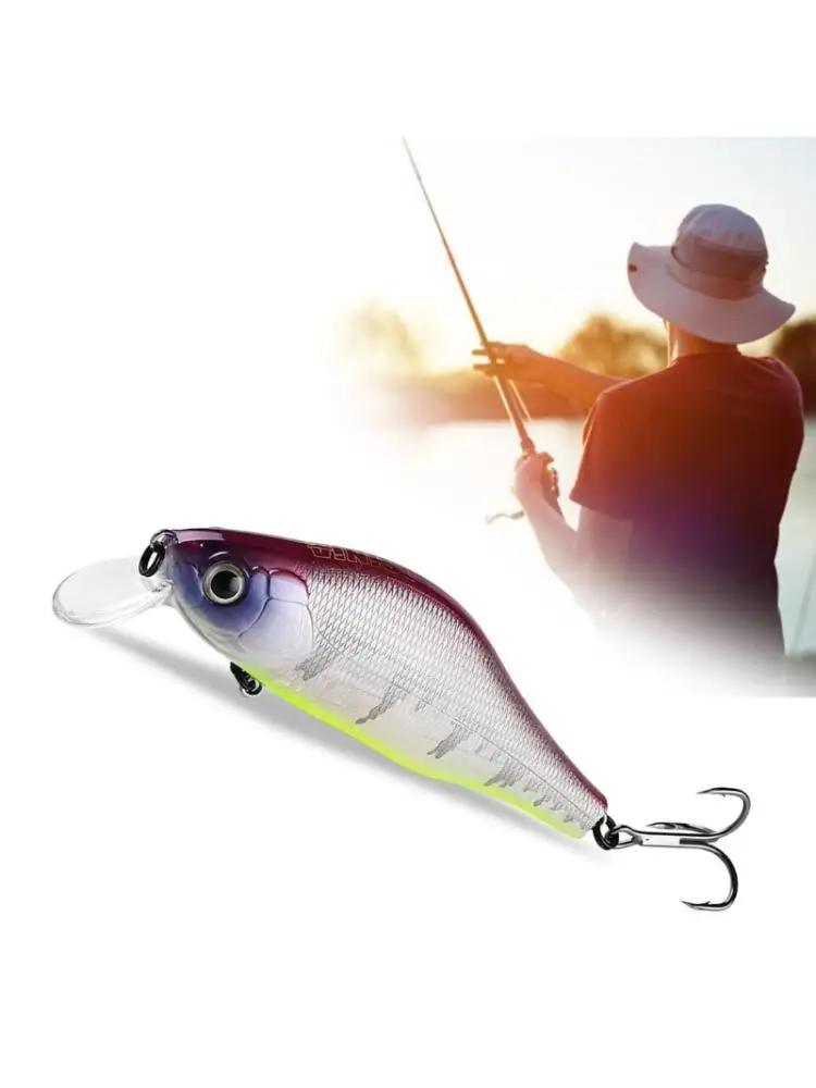 

Y1UC Topwater Minnow Fishing Lure Swimbait Jerk Baits for Saltwater Fishing