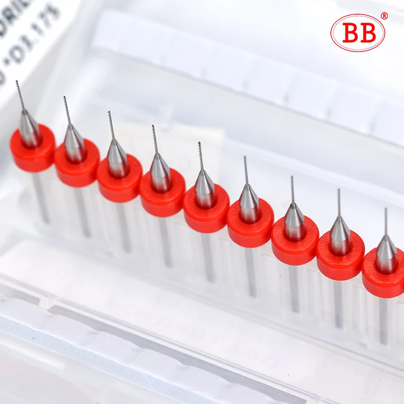BB PCB PRO микро дрель карбидные мини-биты печатная плата DIY 0,1 мм-6,0 мм диаметр 3,175 мм хвостовик 10 шт.