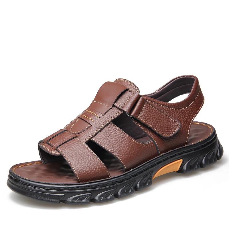Herren-Freizeitsandalen für draußen mit verstellbaren Riemen und rutschfester Sohle für Sommerliche Strandspaziergänge, Wanderwege und den täglichen Gebrauch, Per