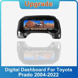New Car LCD Digital Cluster For Toyota Prado 2004-2022 Virtual Cockpit SpeedMeter Dash Screen LINUX Instrument Panel Unit