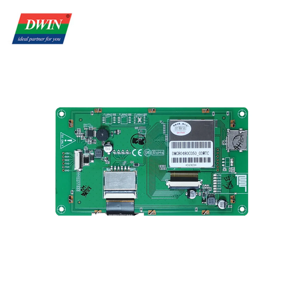 2026 DWIN 5 Inch HMI LCD Panel 800*480 Touch Screen Display UART LCD Module DMG80480C050_03WTC