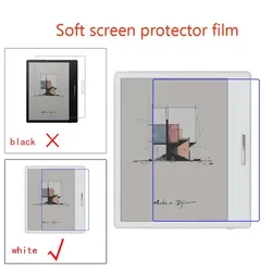 Matte/Anti-Glare Clear HD PET Screen Protector Protective Guard Film without holes For BOOX Go Color 7 white E-book ， 3pcs