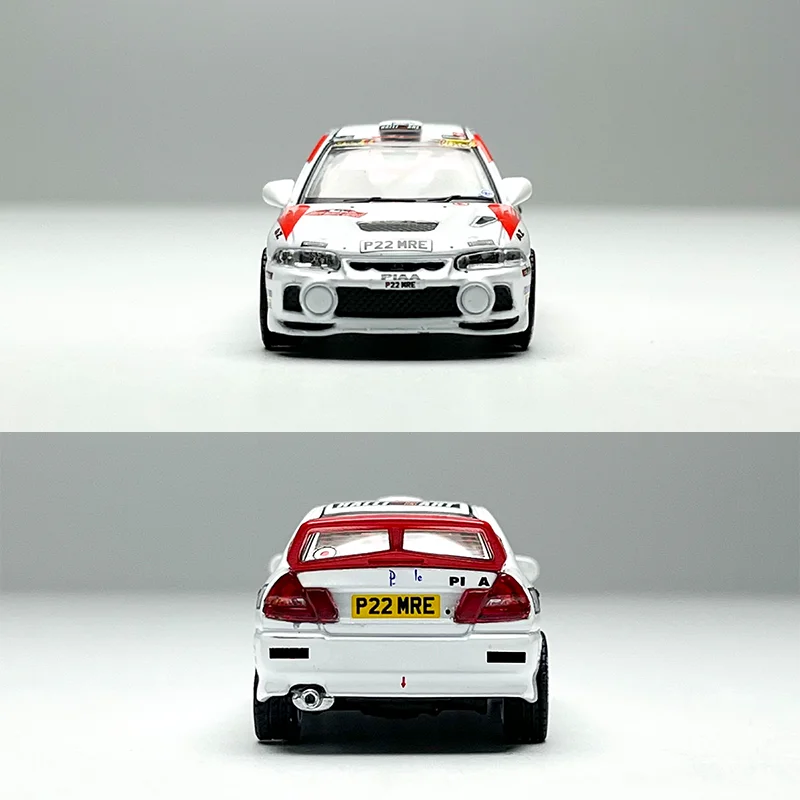 

Модель раллийного автомобиля Tarmac Works TW 1:64, Lancer Evo IV 1997 года, из сплава, статическая коллекционная модель, украшение, праздничный подарок, игрушка