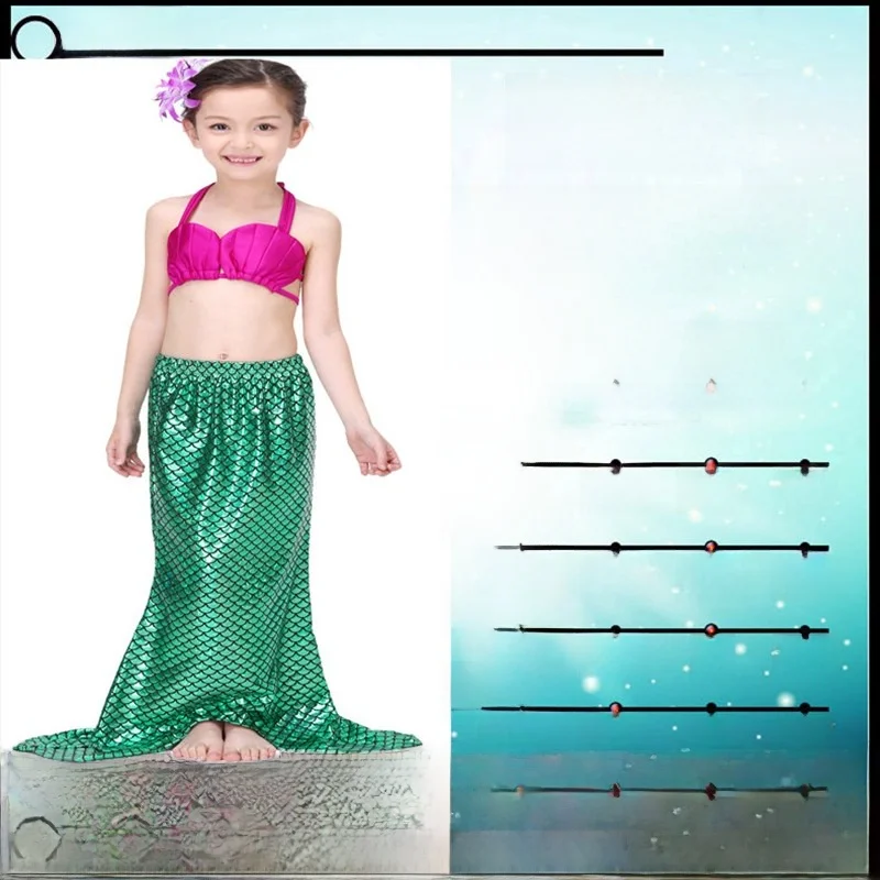 Halloween-kostuum voor volwassenen Zeemeermin Outfit Princ Bar Ouder-kind Faion ow Prestaties Zee Princ Tail Dr