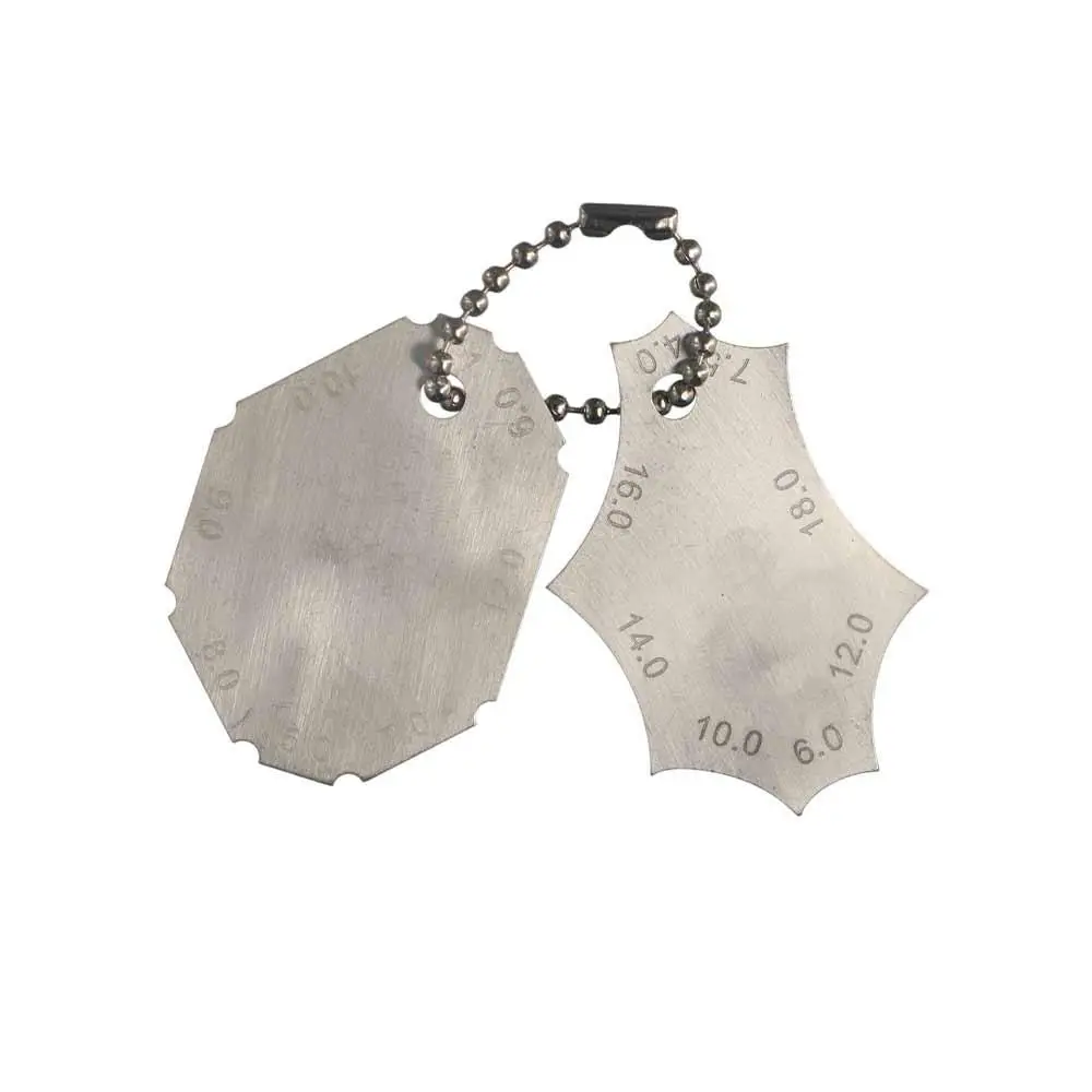 Tee Joint Welding Gauge Fillet Weld Leg Length Weld Gauge Throat Depth Stainless Steel Welder Inspection Ruler