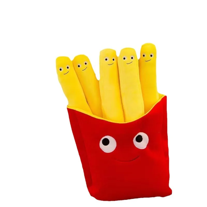 Simulation burger fries plush toys kids educational food toys