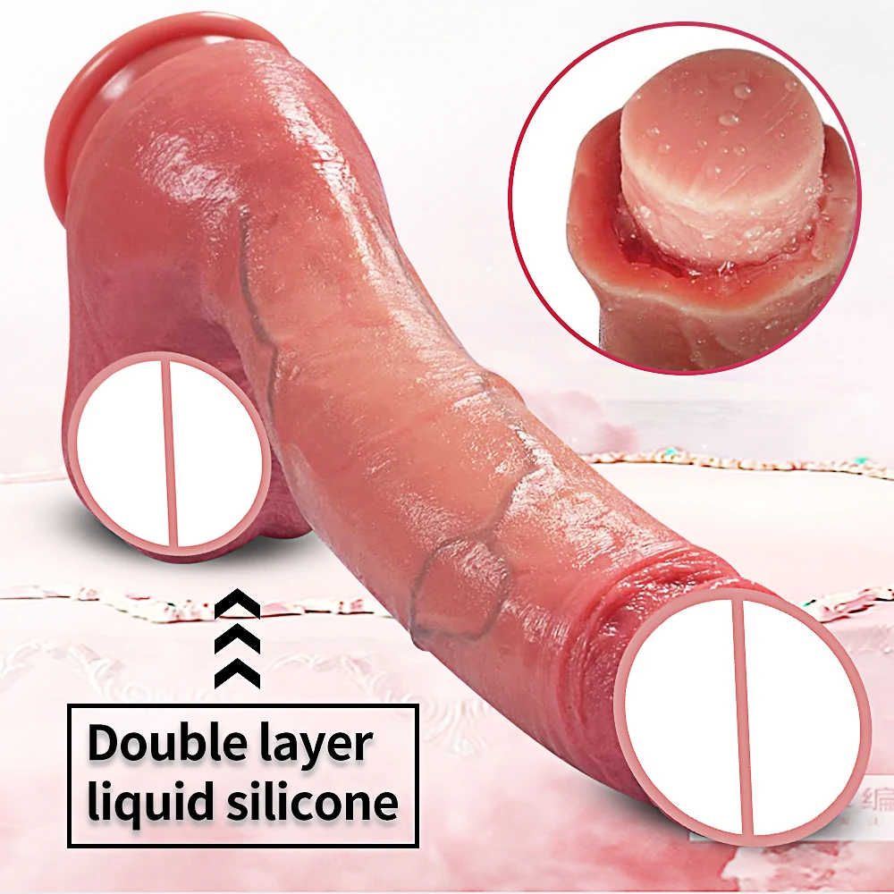 Vibromasseur en silicone pour femme, gros gode réaliste, vibromasseur pour adulte 18, pénis chronologique, jouets sexuels érotiques, outils pour couples