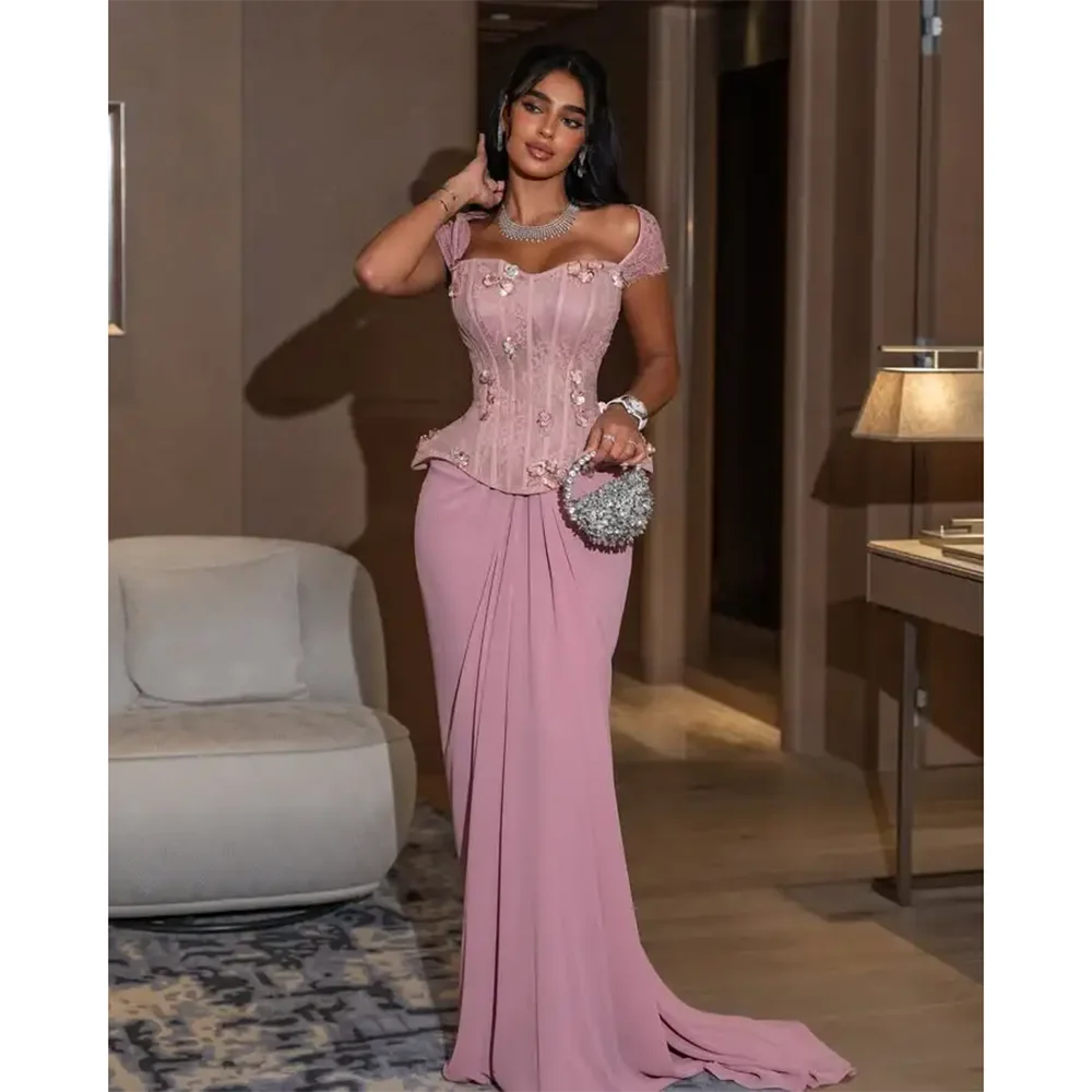 

Customized Sweetheart Long Evening Dresses Elegant Formal Occasion Mermaid Prom Gowns Bead Crystal Floor Length Prom Dresses