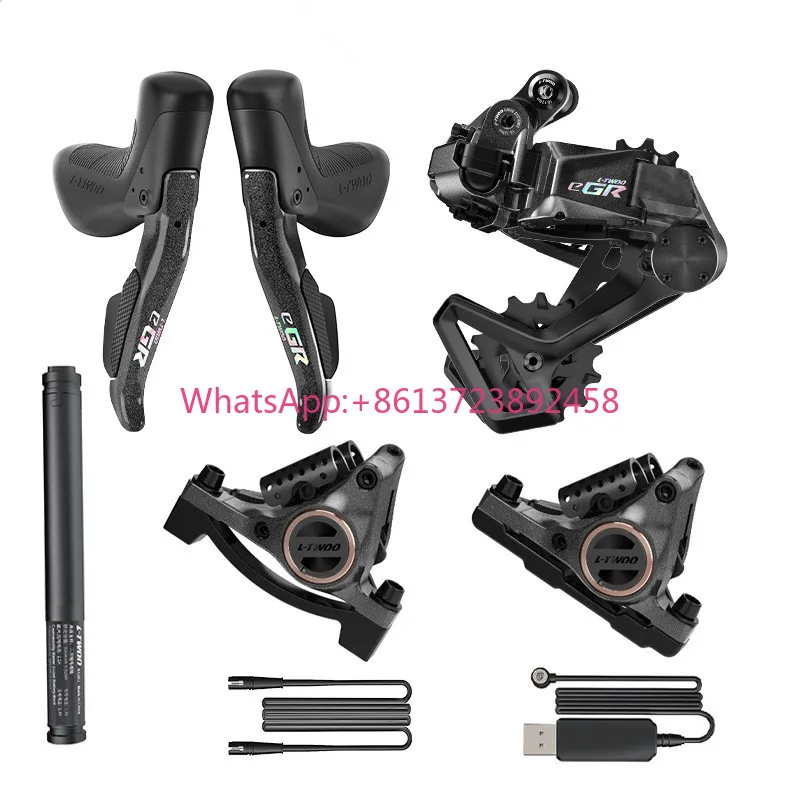 LTWOO EGR Aluminum Electronic Road Bike Groupset 1X10/11/12 Speed Shifter Lever Derailleur Hydraulic Brake Caliper Groupset