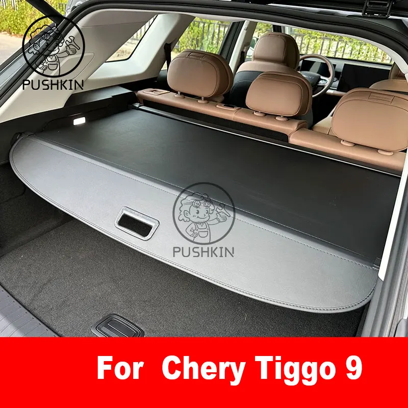 

For Chery Tiggo 9 tiggo 8L 2024 2025 2026 Tailbox Storage Partition Baffle Trunk Cover Curtain Board Partition Accessories