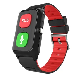 Smart Bracelet 4G Elderly GPS Location Tracking Position Bracelet With Smart Heart Rate  Fashion Temperature Anti Loss Watch