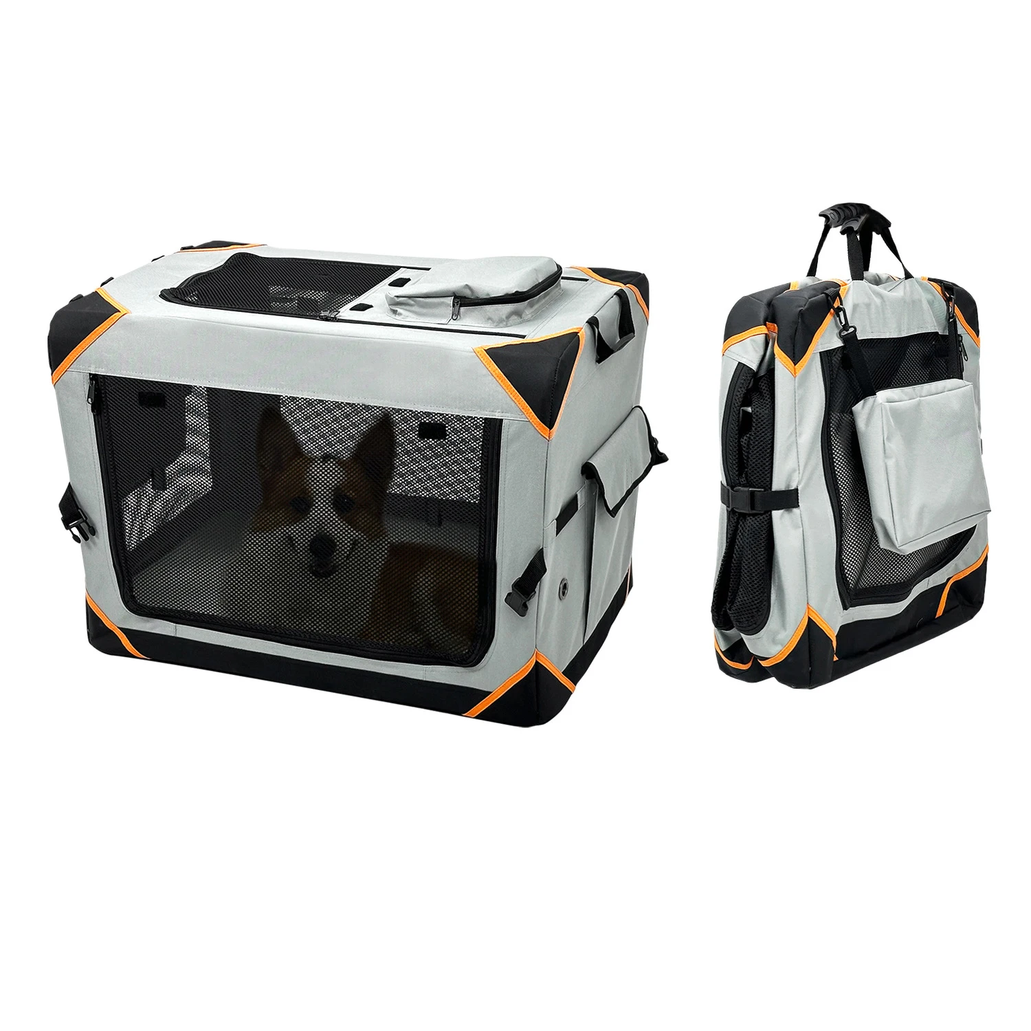 new-arrival-airline-approved-foldable-design-comfortable-inner-cushion-pet-carrier-bag-for-small-animals-dog-cat-travel