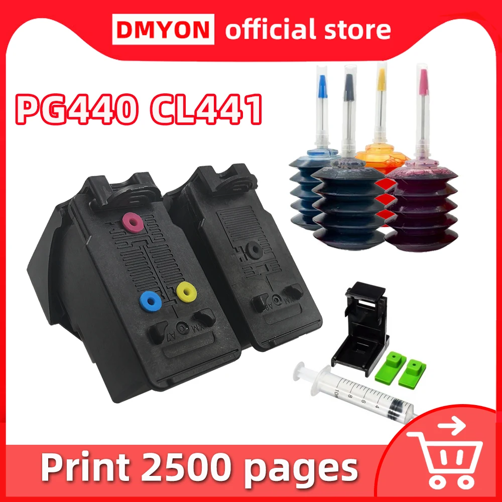 PG440 CL441 Ink Cartridge Compatible for Canon PIXMA MG 3540 4240 MX 438 518 378 2180 3180 4180 4280 374 Color Printer